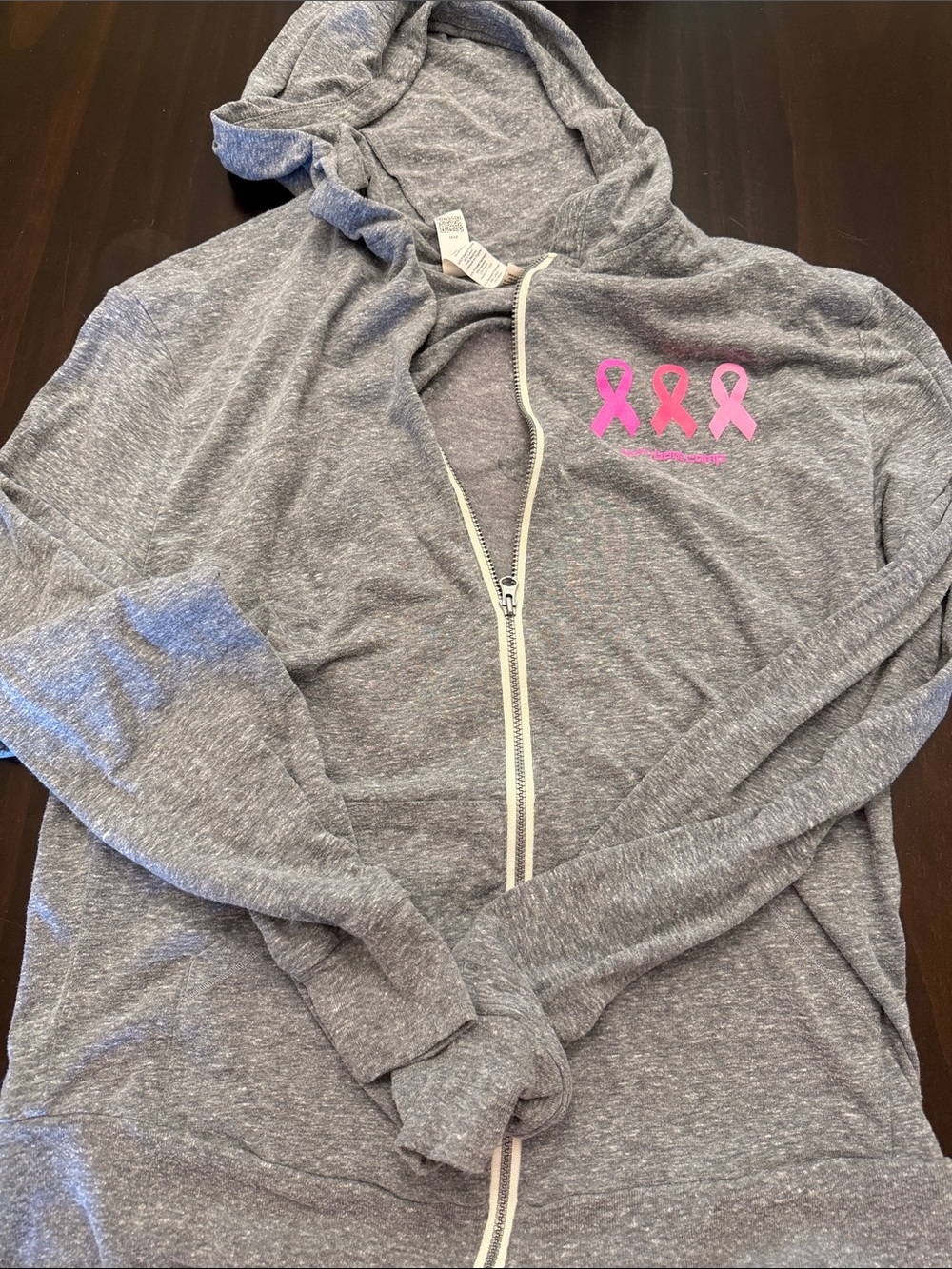 Burn Boot Camp Breast Cancer Full Zip Hoodie